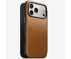 Nomad Modern Leather dėklas, ruda – iPhone 17 Pro Max