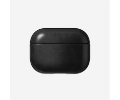 Nomad modernus odinis dėklas „Airpods Pro 2“ ausinėms, juodas