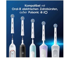 Dantų šepetėlis „Oral B Pro Jautrus Clean“ dantų šepetėlio galvutės, baltos, 12 vnt.