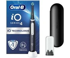 Elektrinis dantų šepetėlis Oral-B iO Series 4, juodos spalvos