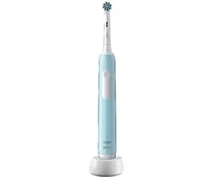Dantų šepetėlis „Oral-B Pro Series 1 Cross Action“ + mėlynas dėklas