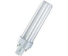 10W lemputė OSRAM DULUX D 827, G24d-1, 2700K