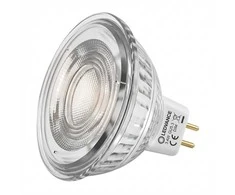 Ledvance 3,4W LED lemputė MR16, GU5.3, MR16, skaidri, 36°, 4000K, dimeriuojama