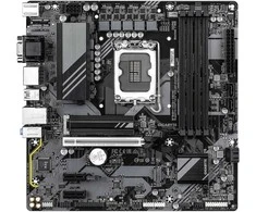„Gigabyte B760M DS3H GEN5“ | Procesorių šeima „Intel“ | Procesoriaus lizdas LGA1700 | Palaikomos standžiojo disko sąsajos SATA, M.2 | SATA jungčių skaičius: 4