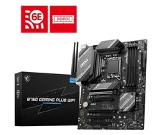 Pagrindinė plokštė MSI B760 GAMING PLUS WIFI LGA 1700 1xDP 1xHDMI