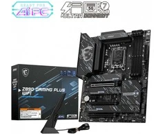 Pagrindinė plokštė MSI Z890 GAMING PLUS WIFI | Procesorių šeima Intel | Procesoriaus lizdas LGA1851 | DDR5 UDIMM | Palaikomos standžiojo disko sąsajos SATA, M.2 | SATA jungčių skaičius 4