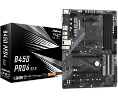 Pagrindinė plokštė ASROCK B450 PRO4 R2.0 AMD AM4 ATX M.2 retail