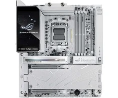 Pagrindinė plokštė ASUS ROG CROSSHAIR X870E GLACIAL AMD X870E Socket AM5 išplėstinis ATX