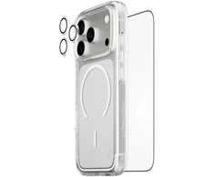 Panzer Glass „CARE by PanzerGlass Flagship Explorer 3 viename“ dėklas + stiklas + objektyvo apsaugos rinkinys, skirtas „iPhone 17 Pro“