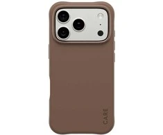„Panzer Glass CARE by PanzerGlass“ madingas „Samba MagSafe“ dėklas, skirtas „iPhone 17 Pro“ – rudas