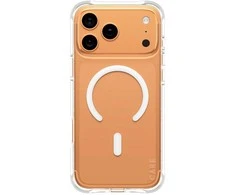 „Panzer Glass CARE by PanzerGlass“ madingas „Samba“ su baltu „MagSafe iPhone 17 Pro Max“ apsauginiu stikliuku