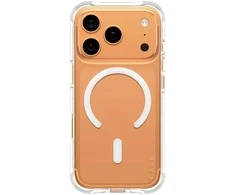 „Panzer Glass CARE by PanzerGlass“ madingas „Samba“ dėklas su „Baltas MagSafe“, skirtas „iPhone 17 Pro“ – permatomas
