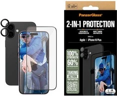 Panzer Glass „PanzerGlass“ – „iPhone 16 Plus 6.7“ 2 viename rinkinys