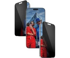 „Panzer Glass PanzerGlass“ itin plataus pritaikymo „EasyAligner“ privatumo stiklas, skirtas „iPhone 17 Pro Max“