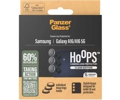 „Panzer Glass PanzerGlass Hoops“ grūdinto stiklo objektyvo dėklas, skirtas „Samsung Galaxy A16 / A16 5G“ – skaidrus