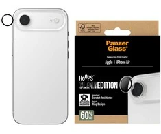 „Panzer Glass PanzerGlass Hoops“ grūdinto stiklo kameros ekrano apsauga, skirta „iPhone Air“ - Juodas