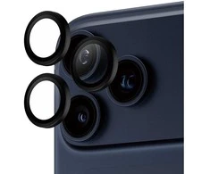 „Panzer Glass PanzerGlass Hoops“ grūdinto stiklo ekrano apsauga, skirta „iPhone 17 Pro / 17 Pro Max / 16 Pro / 16 Pro Max“ (juodas)