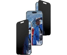 „Panzer Glass“ itin plataus užsegimo „Fastfit“ privatumo stiklas, skirtas „iPhone Air“.