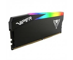 Patriot Viper Gaming RGB Elite 5 Ultra DDR5-6000 RAM, CL 28, AMD EXPO, Intel XMP 3.0 – 2x 16GB, juodas