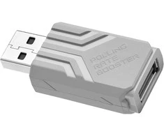 Klaviatūra Asus Stiprintuvas apklausų dažniui ROG Polling Rate Booster 8000 Hz Baltas (90MP03T0-BRUA10)