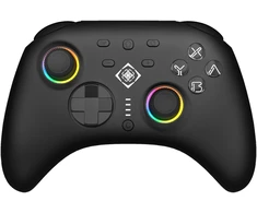 Žaidimų valdiklis DELTACO GAMING belaidis, Switch 2 su C mygtuku, RGB, makro mygtukais, juodas GAM-198 / 4222476