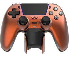 Pelė Deltaco Gaming GAM-199-ORANGECOPPER kontroler gier Oranžinė, Brąz Bluetooth/USB Gamepad PlayStation 5, PC, Android, iOS