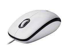 Logitech M100 Laidinė pelė, 1000 DPI, Balta
