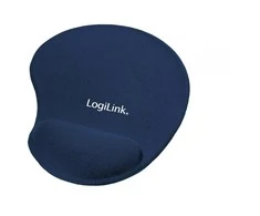 LOGILINK ID0027B LOGILINK - Gelis Pelės kilimėlis su riešo atrama support, mėlynas