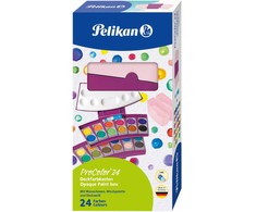 Pelikan Pelikan Deckfarbk. ProColor 735PC/24 Beere/Rosa 24 Farben