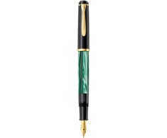 Pelikan Pelikan 994103 wieczne pióro Wbudowany system napełniania Juodas, Złoto, Žalias, Marmurowy spalva 1 vnt.