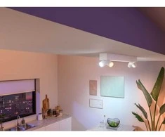 Philips Hue Baltas &amp; Color Ambiance Centris lubinis šviestuvas baltas • 4 taškų