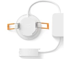 „Signify Philips Hue“ įleidžiamas šviestuvas „Baltas &amp; Col. Amb. Slim“, 90 mm, 3 vnt., balta