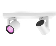 Philips Hue Baltas &amp; Color Ambiance Argenta lubinis šviestuvas baltas • 2 taškų