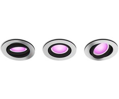 Philips Hue Baltas&amp;Col. Amb.Centura Einbausp 3flg alum 3x4.2W