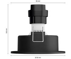 Philips Hue Baltas&amp;Col. Amb.Centura Einbausp 3flg alum 3x4.2W