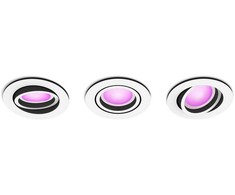 Philips Hue Baltas &amp; Color Ambiance Centura lubų taškas įgilintas baltas • 3 vnt