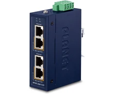 Šakotuvas Planet PLANET Industrial 2-port 10/100/1000T Gigabit Ethernet (10/100/1000) Obsługa PoE Mėlyna