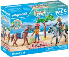 Playmobil - Horses of Waterfall - Reitausflug an den Strand mit Amelia und Ben