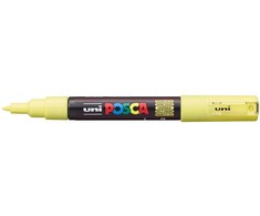 Žymeklis UNI Posca PC-1M, apvalus, 0.7 mm, geltonas
