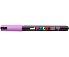 UNI-BALL POSCA PC-1MR marker 1 vnt. Końcówka cienka Violetinis