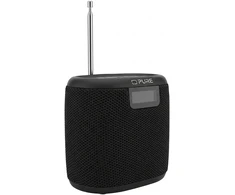 Pure Woodland Mini wasserdichter Outdoor-Lautsprecher mit FM/DAB+ Radio, juodas