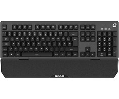 QPAD MK-40 klaviatūra Gaming USB QWERTZ Niemiecki Juodas