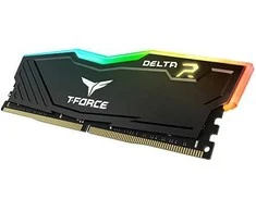 RAM 16GB Team Group DIMM 3200 (2x 8 GB) Dual-Kit (juodas, TF3D416G3200HC16FDC01, Delta RGB, INTEL XMP)