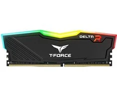 RAM 16GB Team Group DIMM 3200 (2x 8 GB) Dual-Kit (juodas, TF3D416G3200HC16FDC01, Delta RGB, INTEL XMP)