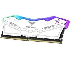RAM 32GB Team Group DIMM 6000 (2x 16 GB) Dual-Kit (wei, FF4D532G6000HC38ADC01, Delta RGB, INTEL XMP)