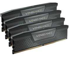 RAM 64GB Corsair DIMM 6400 (4x 16 GB) Quad-Kit (juodas, CMK64GX5M4B6400C32, Vengeance DDR5, INTEL XMP)
