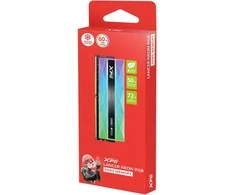 RAM ADATA 16GB DIMM 6400 (1x 16 GB) (sidabrinis, AX5U6400C3216G-CLANRSG, Lancer Neon RGB, INTEL XMP, AMD EXPO)