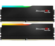 RAM G.Skill DIMM 64 GB DDR5-6000 (2x 32 GB) Dual-Kit (juodas, F5-6000J3040G32GX2-RM5NRK, Ripjaws M5 Neo, AMD EXPO)