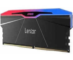 RAM Lexar Media 32GB (2x16GB) DIMM Lexar Ares 2nd Gen RGB 6400MHz C30 (juodas)