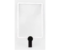 Realpower REALPOWER LED-Lupe HL-1,rechteckige LED-Leselupe zum umhänge